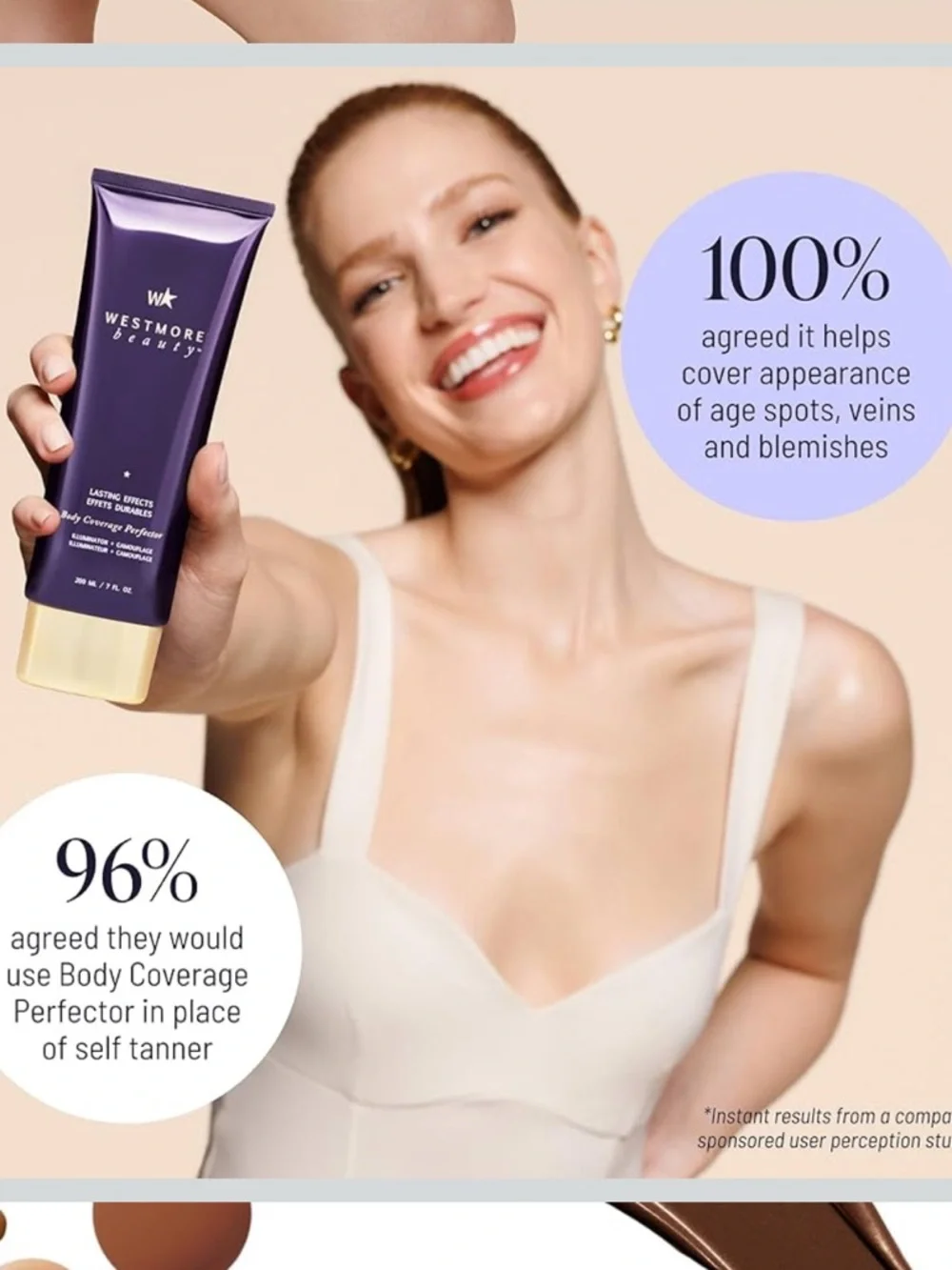 Westmore beauty Body Coverage Perfector in color Natural Radiance, 3.5oz - Picture 9 of 10